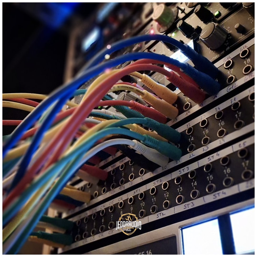 A studio patchbay